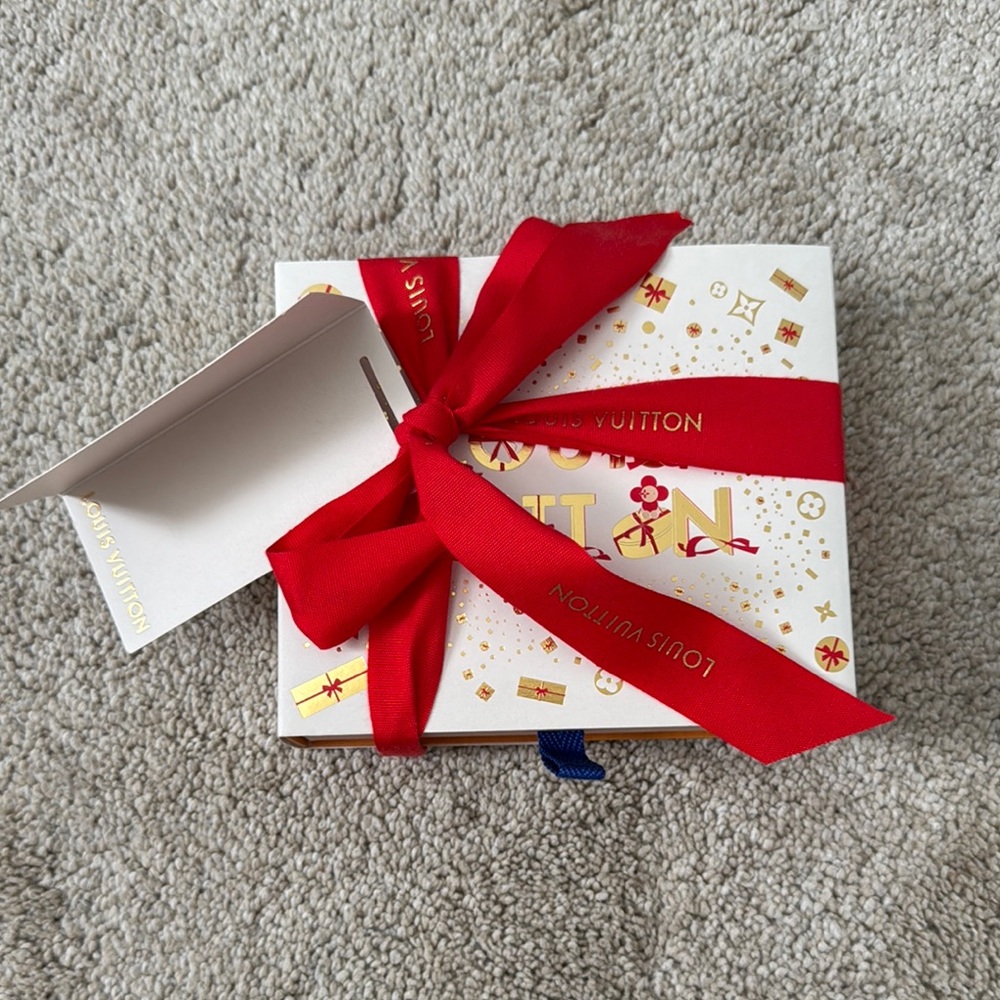 Louis Vuitton Gift Box with Red Ribbon